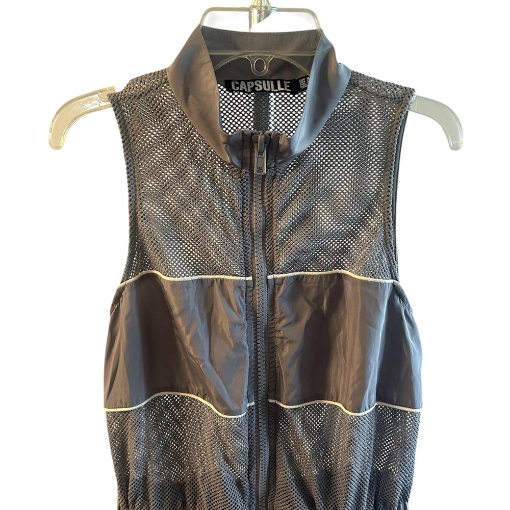 Dollskill Capsule Reflective/Holographic Silver & Mesh Jumper